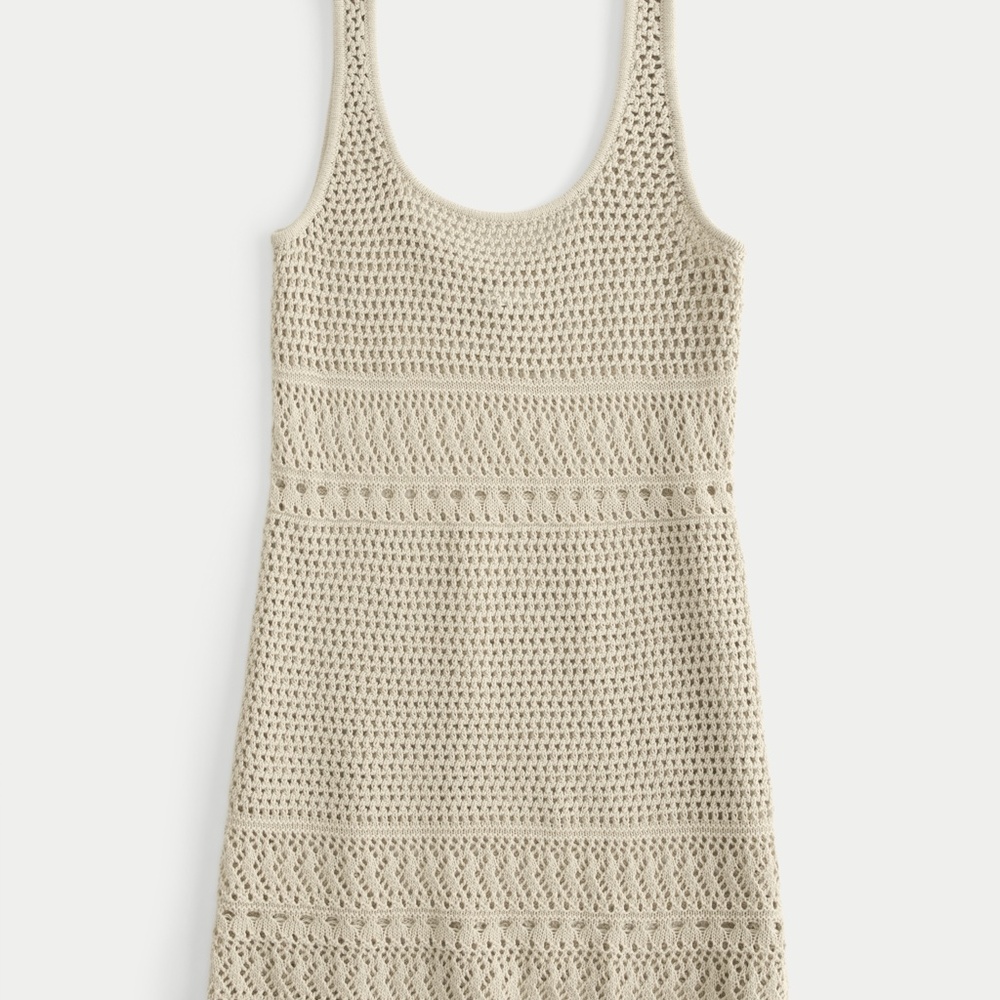 HOLLISTER -  Crochet-Style Cover Up Dress SZ XS